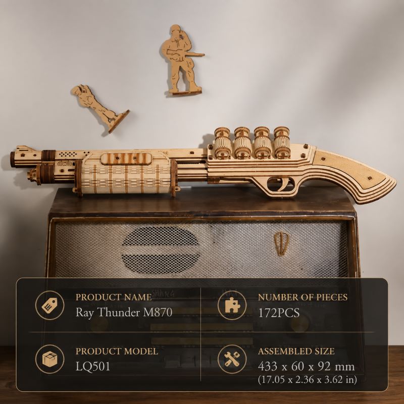 DIY Wooden Mechanical Model Kit | Premium Engineering Craft