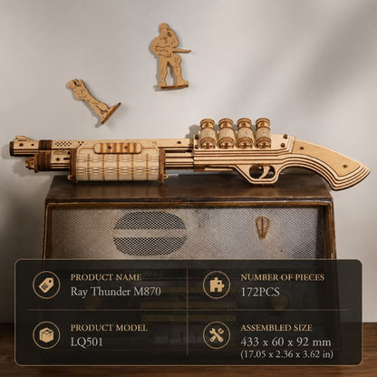 DIY Wooden Mechanical Model Kit | Premium Engineering Craft
