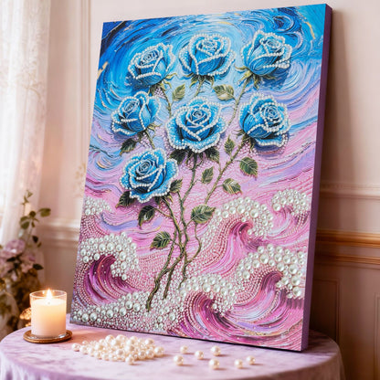 Create Your Own Luxury Pearl Wall Art，16" × 20" Frame